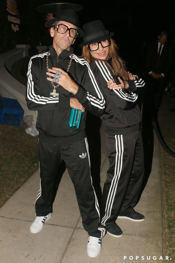 celebrity Halloween costumes | Run-DMC | Adidas tracksuit shoes | Girlfriend is Better