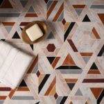 graphic tile | bathroom mosaic pattern | Girlfriend is Better