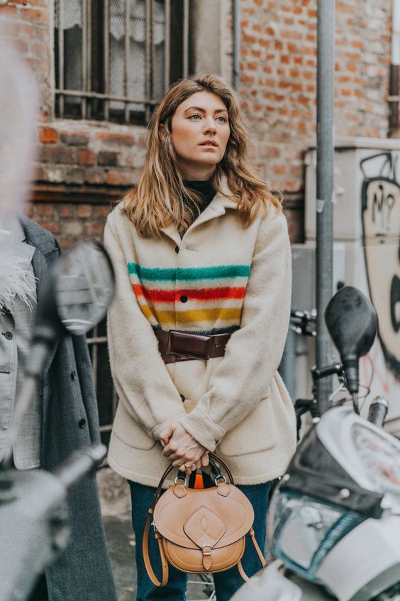 Southwestern jackets | vintage Pendleton wool blanket | Girlfriend is Better