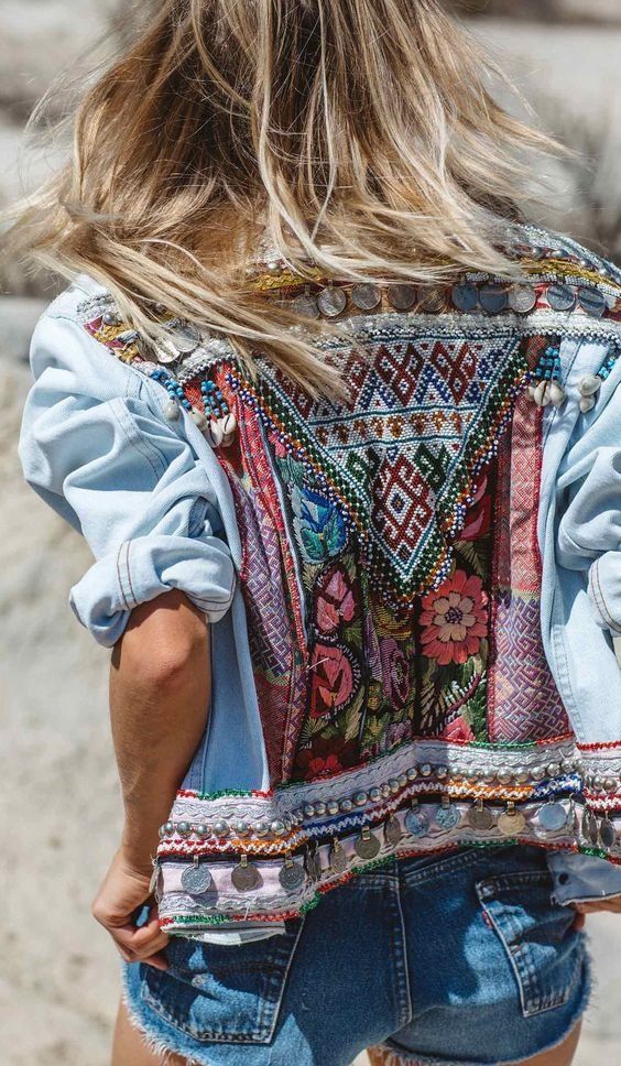 Southwestern jackets | embellished denim | Girlfriend is Better