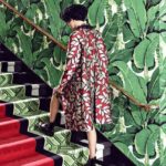 Chinoiserie banana leaf wallpaper | The Greenbriar Dorothy Draper interior design | Girlfriend is Better