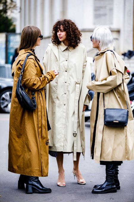 full-length coats belted trench duster camel beige | Girlfriend is Better