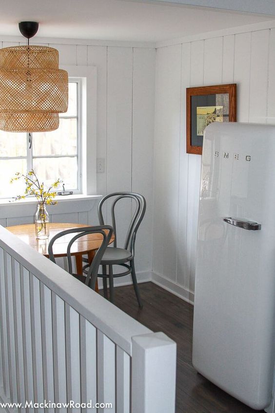 SMEG | White fridge in cottage | Girlfriend is Better