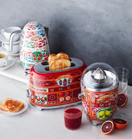 SMEG | Multicolored Sicilian inspired home appliances | Girlfriend is Better