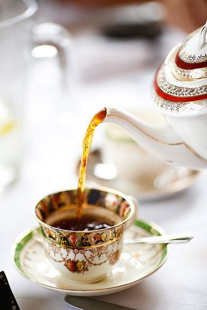 Afternoon Tea | pouring tea into intricate china cup | Girlfriend is Better