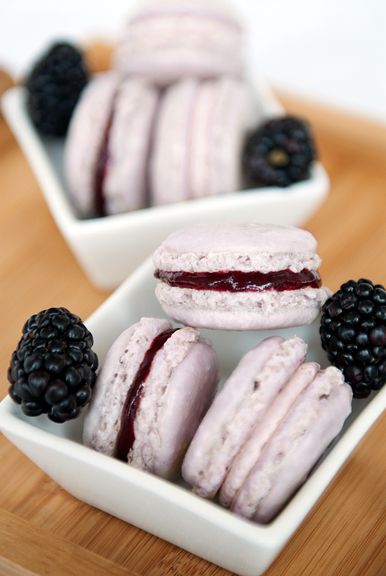 Macaron | blackberry filling | Girlfriend is Better