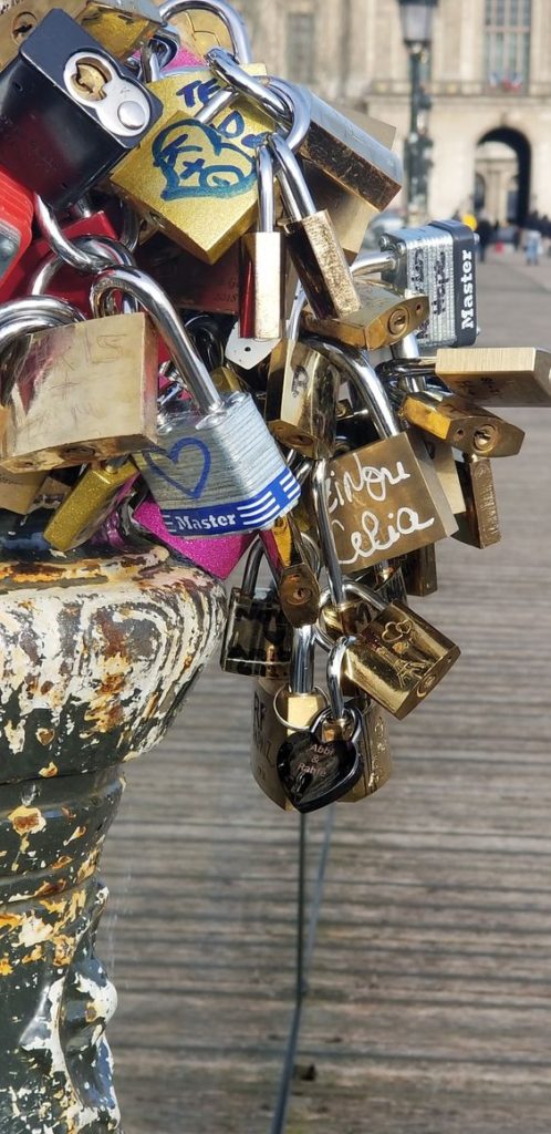 Paris Ground Zero | Pont des Arts bridge love locks padlocks | Girlfriend is Better