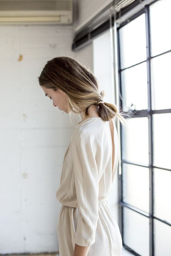 winter white outfits | open back dress modest vintage | Girlfriend is Better