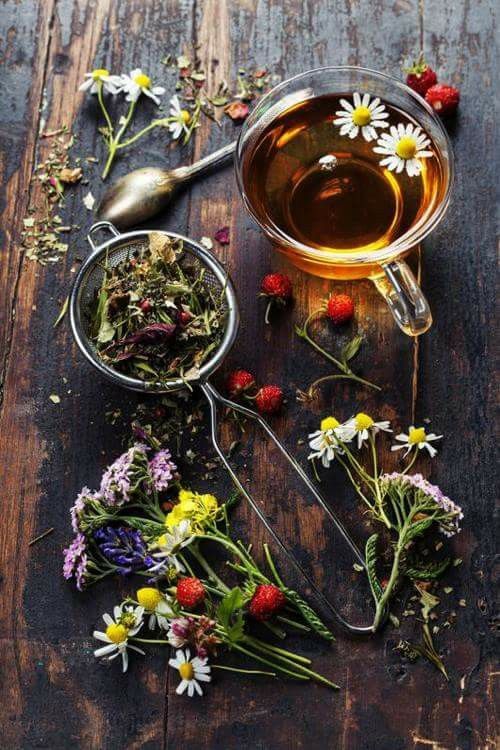 Home Tea Blends | Daisies strawberries dried herbs | Girlfriend is Better