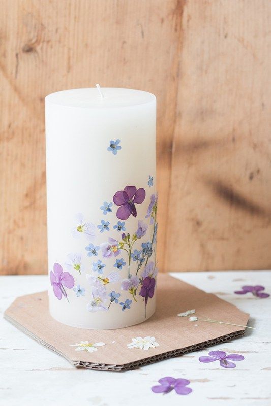 Preserved Bouquets | Pressed flower candle | Girlfriend is Better 