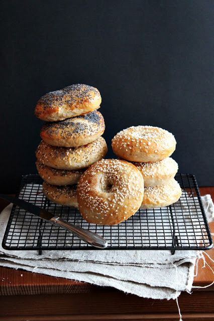 bagel sandwich | homemade baking sesame poppy seed | Girlfriend is Better