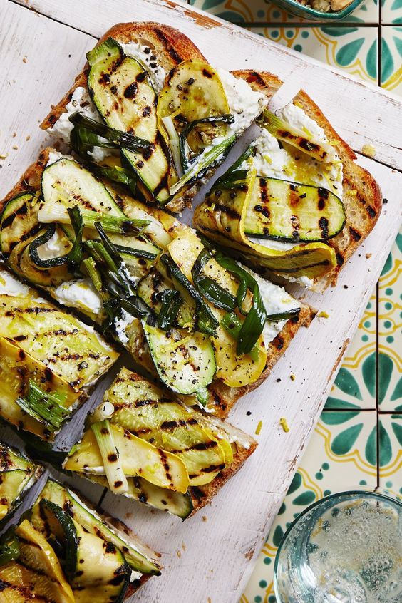 small meals | grilled squash garlic bread | Girlfriend is Better