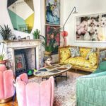 color blocking decor | chinoiserie living room French | Girlfriend is Better