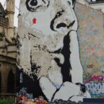 Paris 4th arrondissement | grafiti mural Pompidous Center art museum | Girlfriend is Better