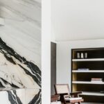 panda marble | mid-century modern living room kitchen | Girlfriend is Better