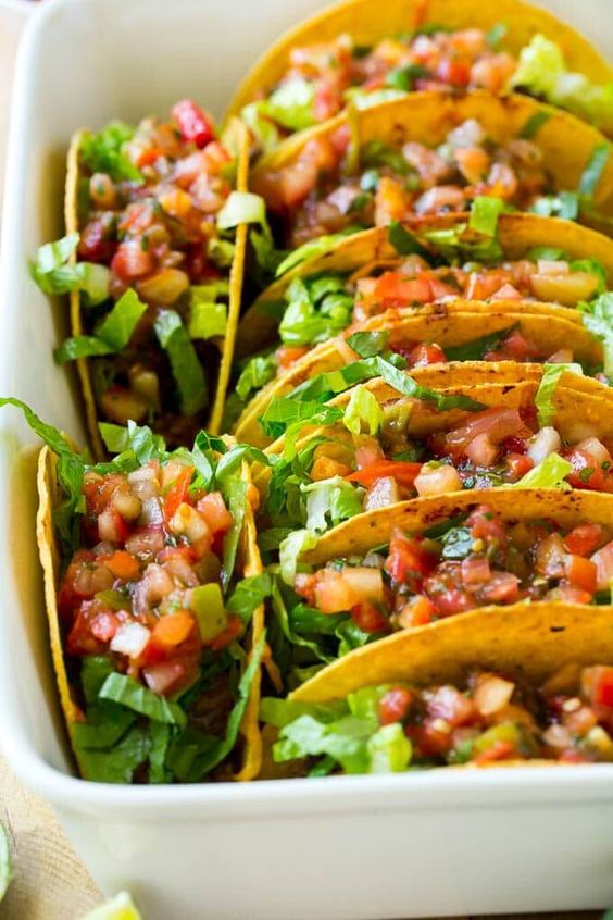 tacos | vibrant greenery in a dish | Girlfriend is Better