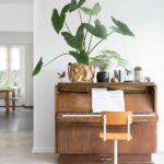 pianos | vintage nook mid-century modern plants | Girlfriend is Better