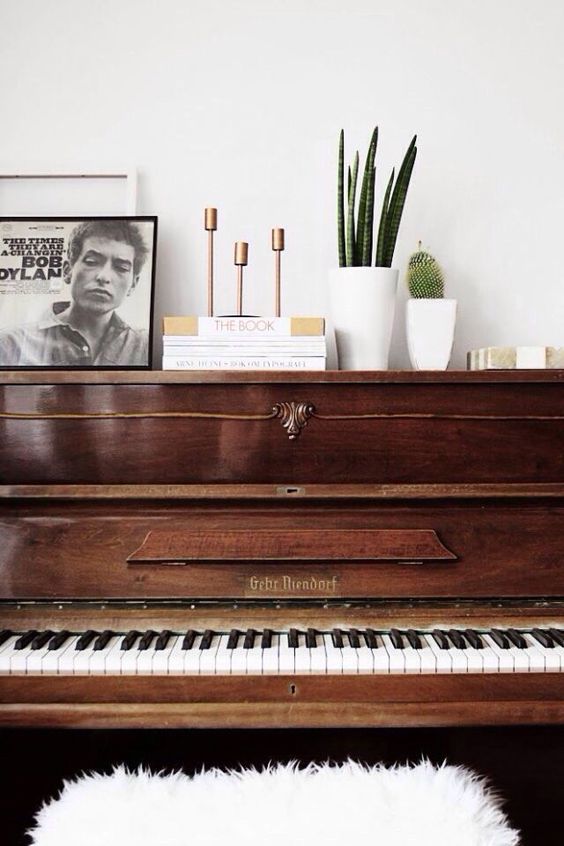 pianos | styling vintage modern music art Humanities | Girlfriend is Better