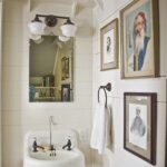 bathroom sinks | vintage French country gallery wall | Girlfriend is Better