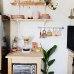 kitchen utility hooks | hygge open shelving baking storage | Girlfriend is Better