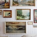 landscape paintings | gallery wall vintage art collection | Girlfriend is Better