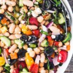 July seasonal vegetables | mediterranean bean salad healthy recipe | Girlfriend is Better