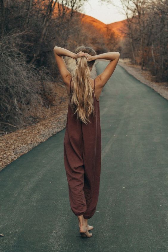 linen jumpsuits | spaghetti strap gathered hem lightweight summer style | Girlfriend is Better