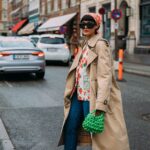 oversized trench coats | street style clogs bandanna vintage | Girlfriend is Better