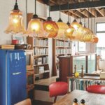 pendant lamps | Girlfriend is Better | amber glass Stuart Haygarth