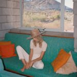 Desert Vibes | Girlfriend is Better | home decor teal orange flat brimmed hat