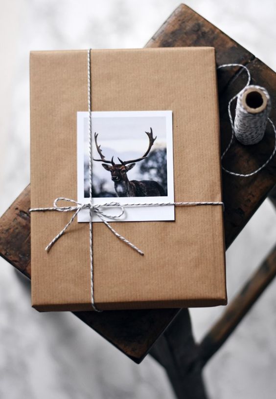 gift wrapping ideas | Girlfriend is Better | photography paper twine holiday