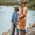 blanket coats | Girlfriend is Better | Southwestern wool mid-length