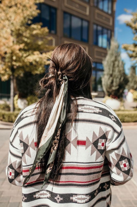 blanket coats | Girlfriend is Better | Aztec wool jacket native print