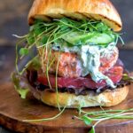 salmon recipes | Girlfriend is Better | Sumac Thyme Salmon Burgers