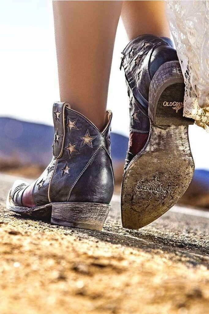 ankle boots | Girlfriend is Better | festival fashion Western style dresses lace