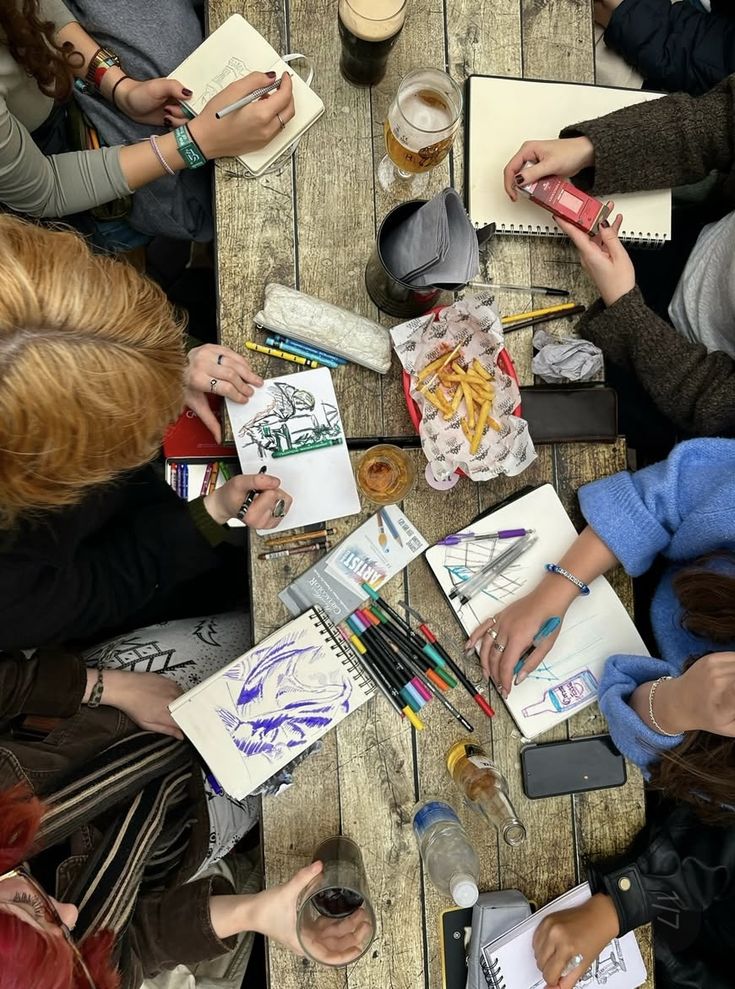 niche communities | Girlfriend is Better | artist club sketching pub